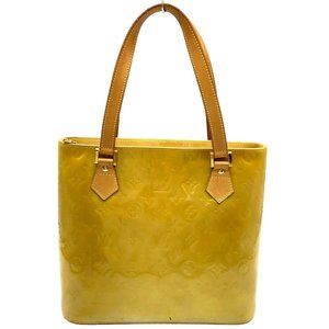 115169B V Louis Vuitton Shoulder Bag Houston Yellow Vernis